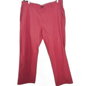 Southern Tide The Skipjack Men’s Chino Pants Coral Red W38 L30 Pima Cotton NWT